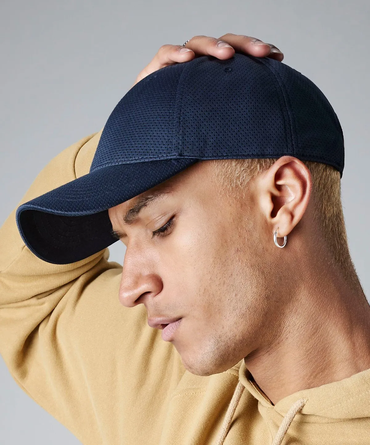 Air mesh 6-panel cap view 2