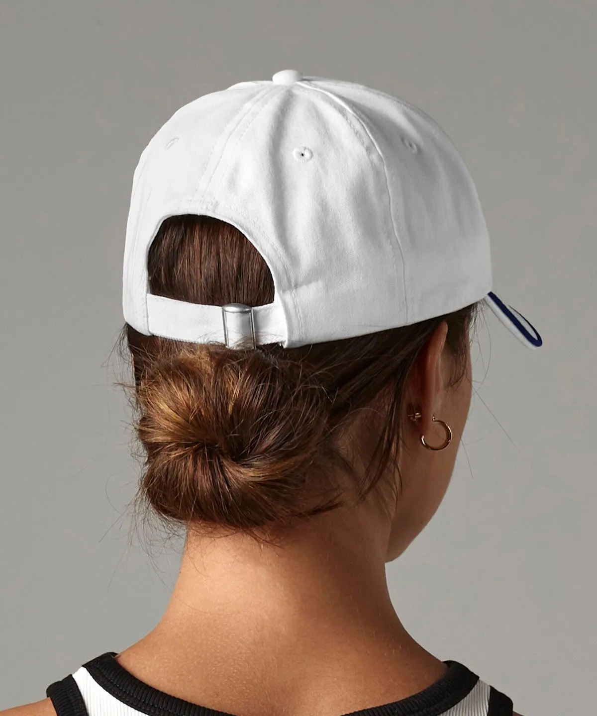 Authentic 5-panel cap - piped peak view 3