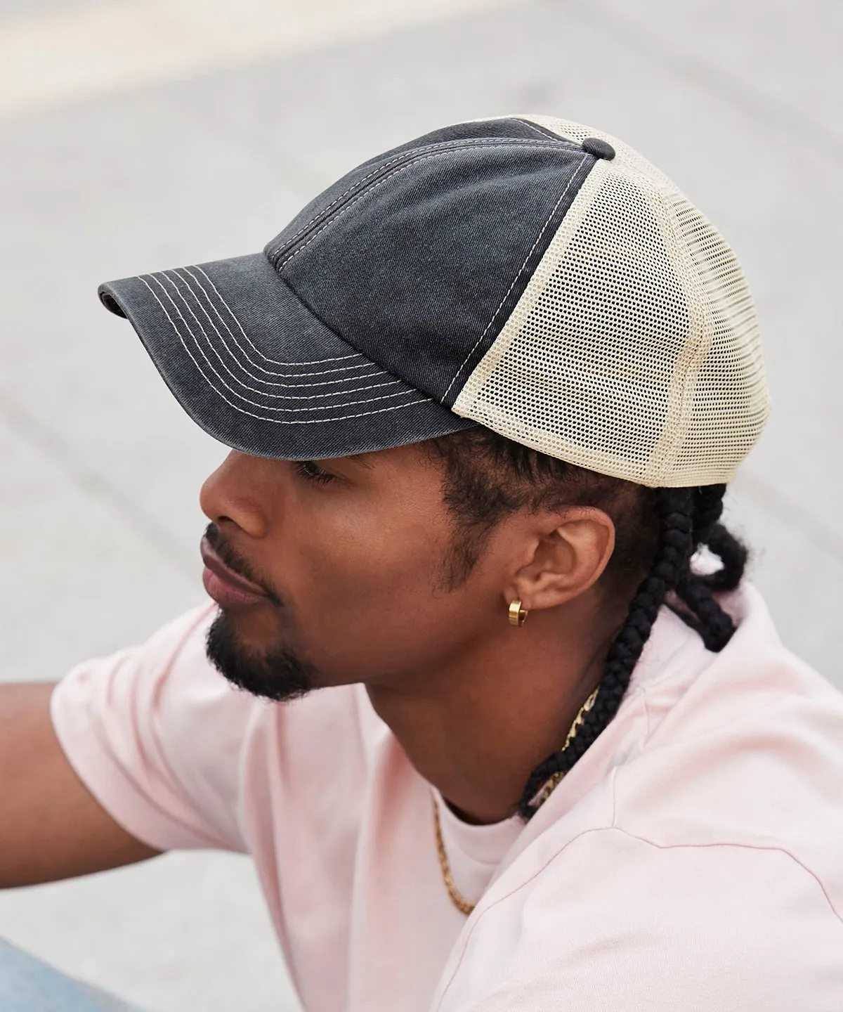 6-panel vintage trucker view 3