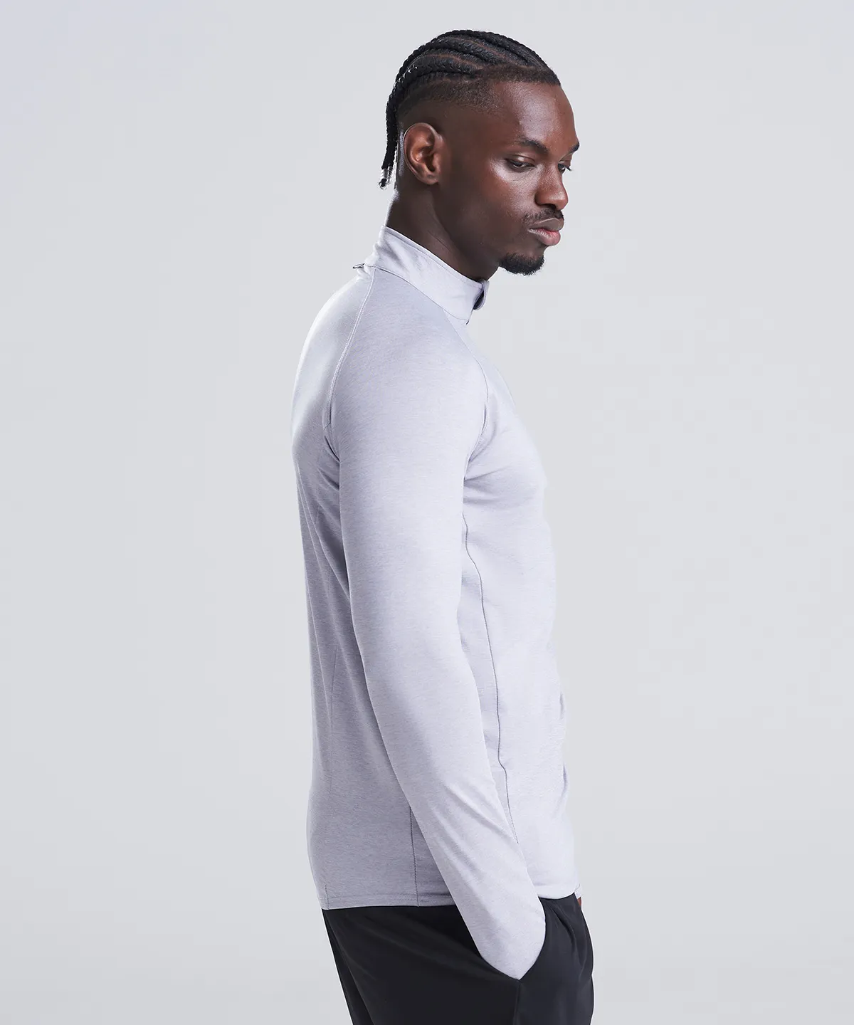 Cool Flex long half-zip top view 2