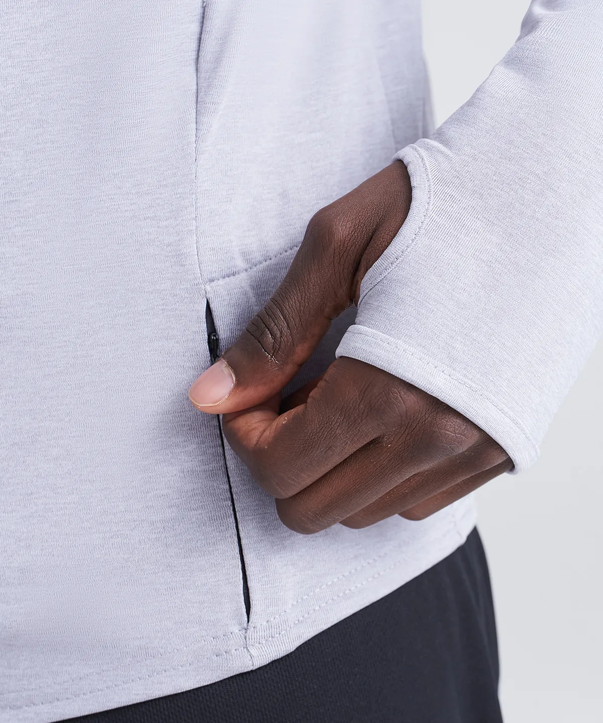 Cool Flex long half-zip top view 4
