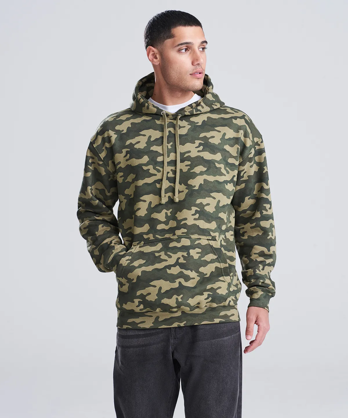 Camo hoodie view 2