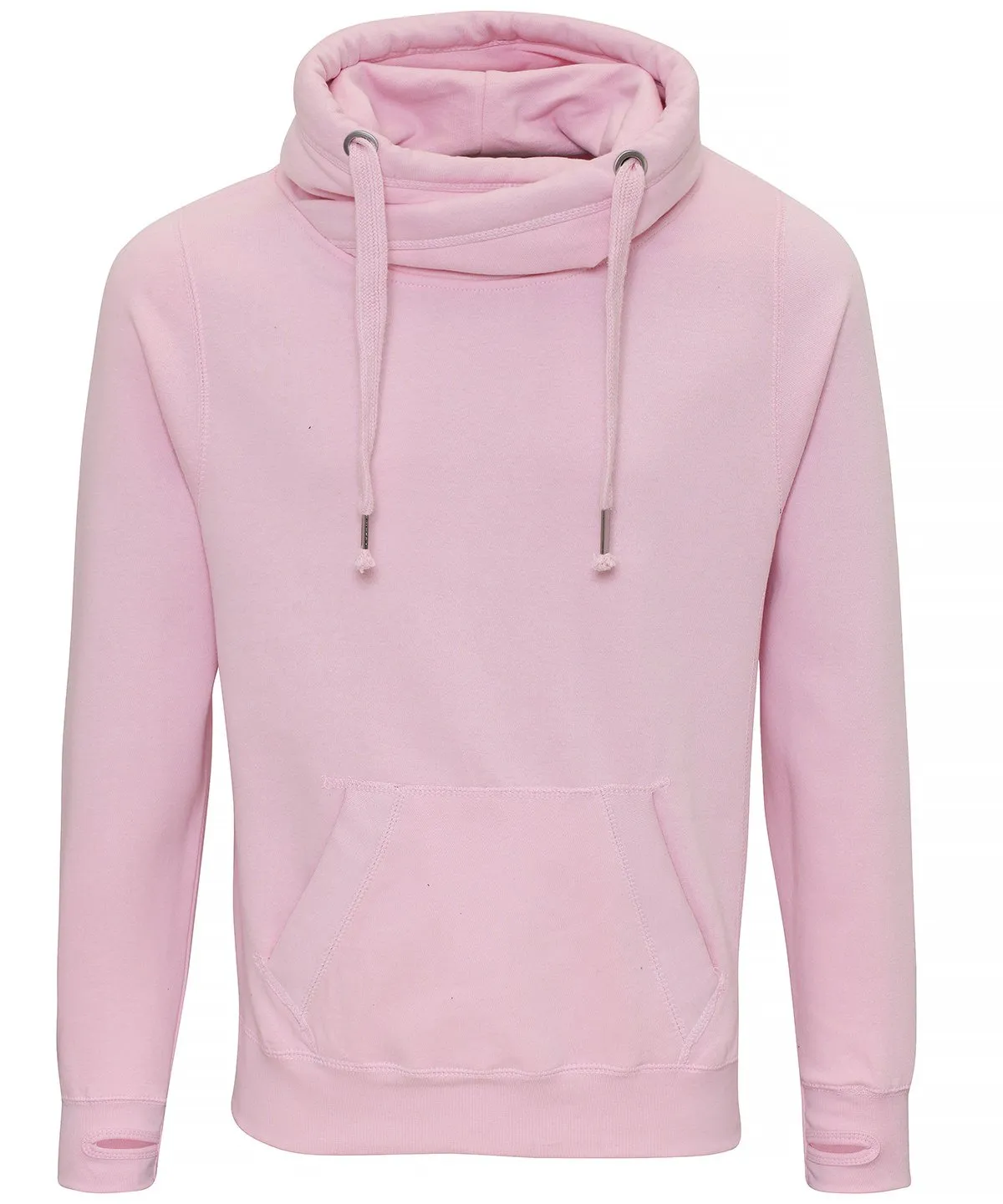 Cross neck hoodie