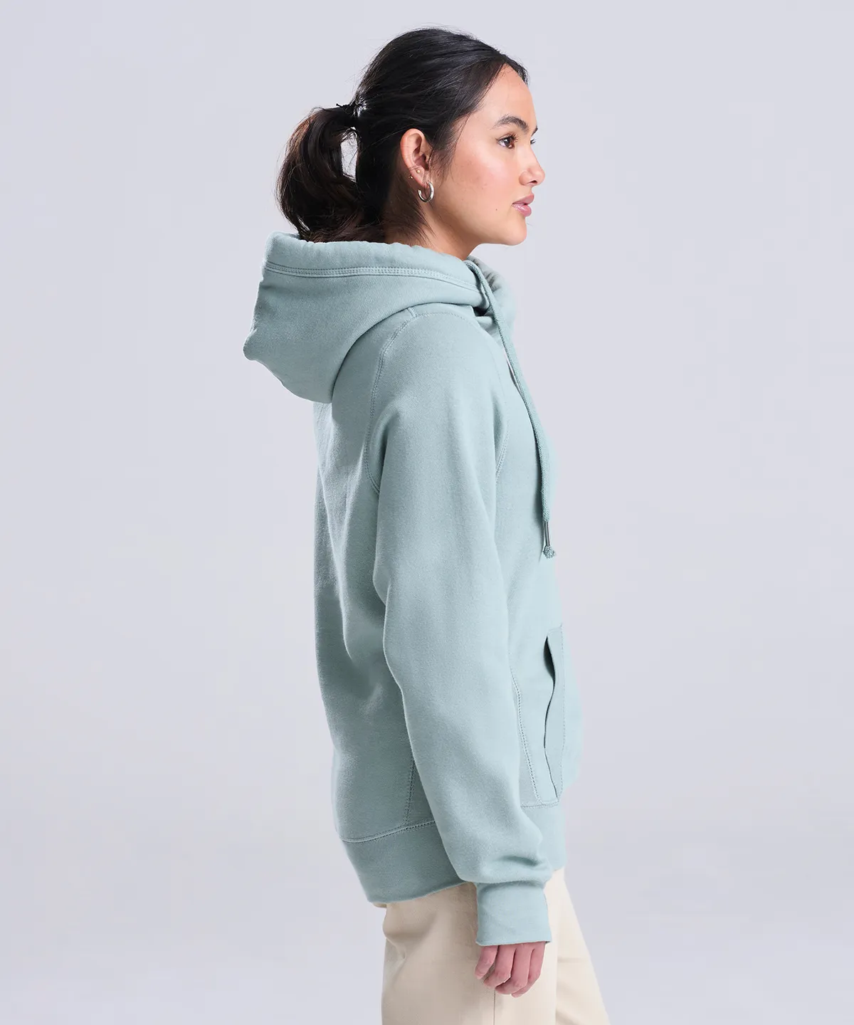 Cross neck hoodie view 8
