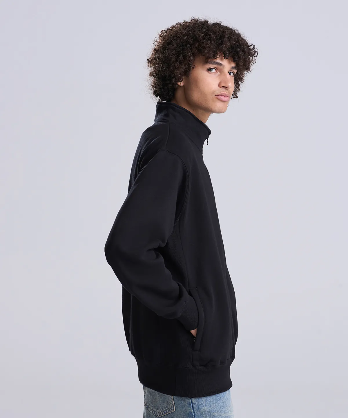 Campus full-zip sweatshirt view 2