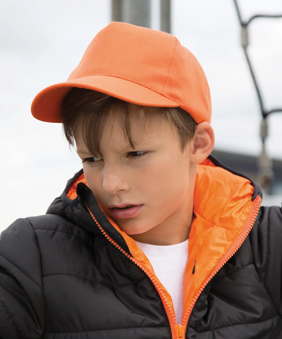 Boston junior 65/35 polycotton cap view 4
