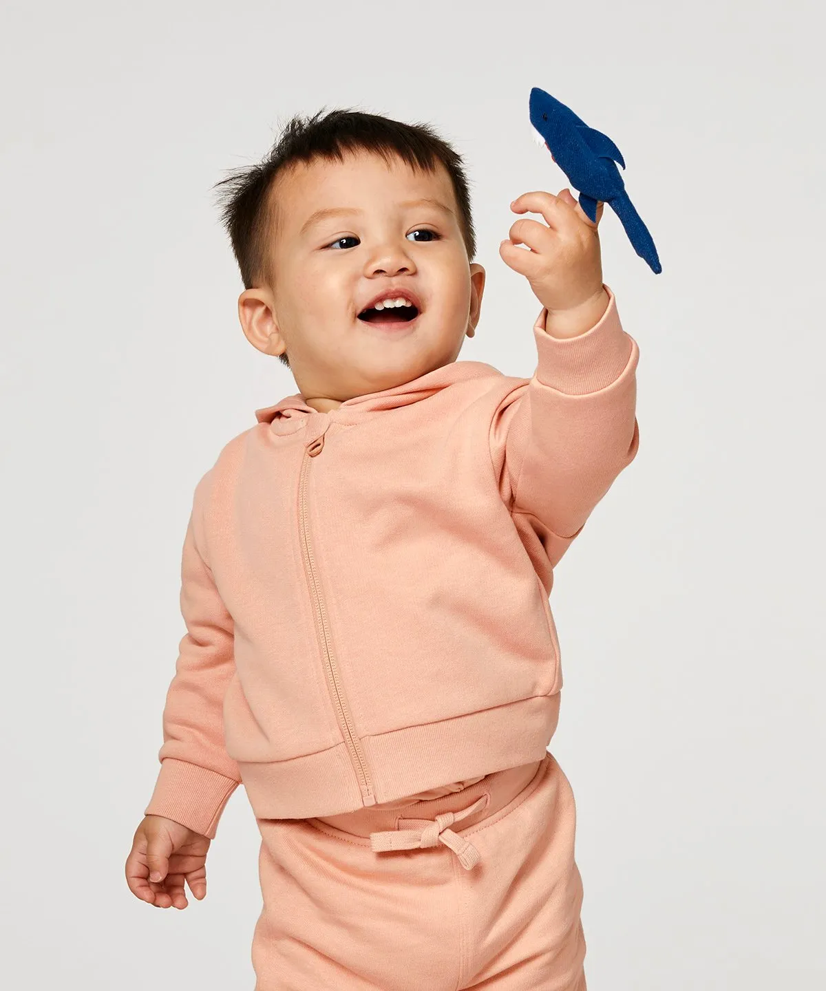 Baby Connector hoodie zip-through sweatshirt (STSB105) view 2