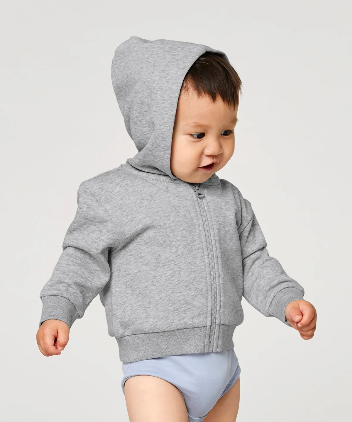 Baby Connector hoodie zip-through sweatshirt (STSB105) view 4