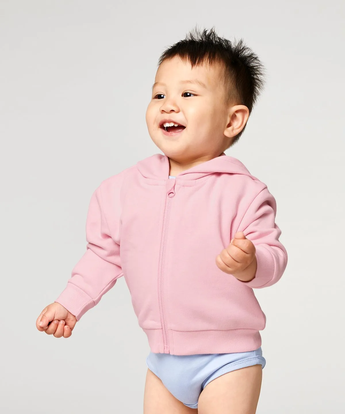 Baby Connector hoodie zip-through sweatshirt (STSB105) view 5