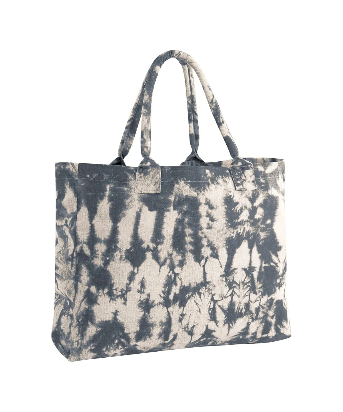 Tie-dye canvas tote bag