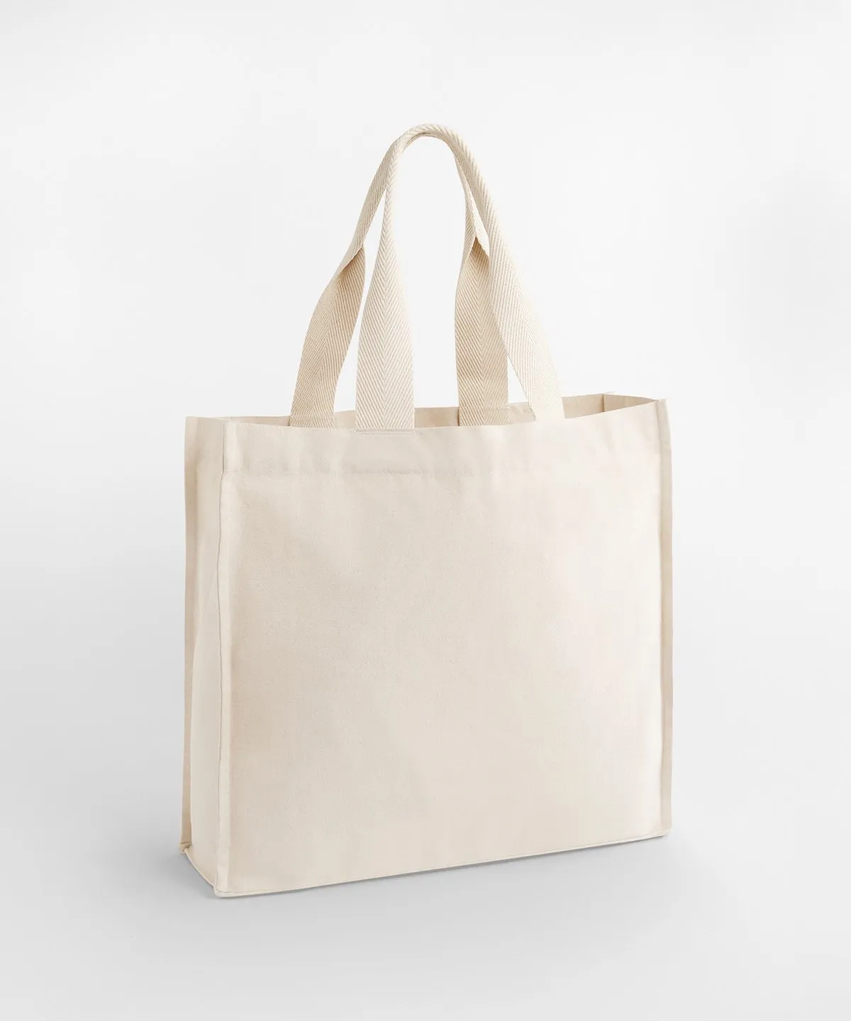 Chevron handle shopper